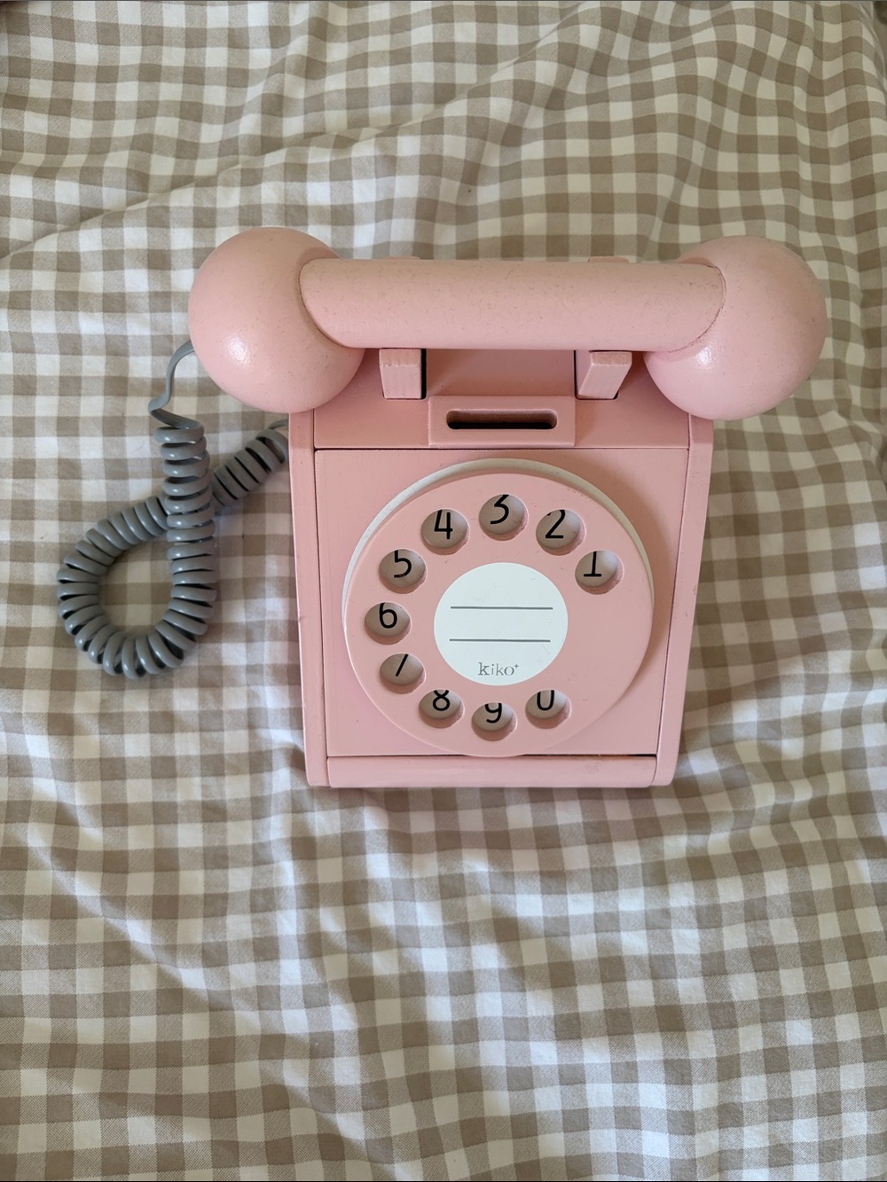 Kiko Pink Retro Rotary Toy Phone